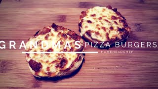 Grandmas pizza burgers [upl. by Rehsu]