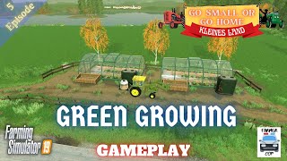 GREEN GROWING  Kleines Land Gameplay Episode 5  Farming Simulator 19 [upl. by Tj]