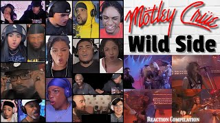 REACTION COMPILATION  Motley Crue  Wild Side  First Time Mashup [upl. by Ramo]