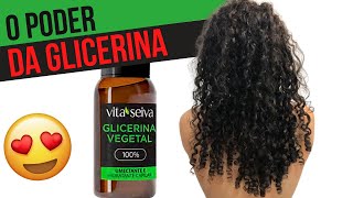 GLICERINA NO CABELO como usar e benefícios [upl. by Glasgo]