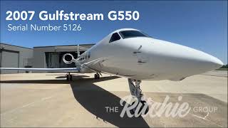 2007 GULFSTREAM G550 For Sale [upl. by Atenahs35]