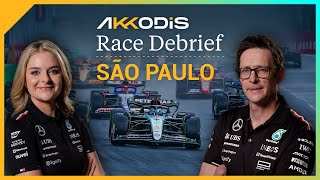 Why Did We Pit During the VSC  2024 São Paulo GP F1 Akkodis Race Debrief [upl. by Lindberg]