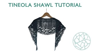 Tineola Shawl tutorial [upl. by Elletsyrk]