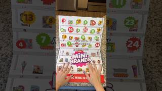 Mini Brands has an advent calendar minibrands adventcalendar adventcalendarunboxing miniature [upl. by Zoarah]