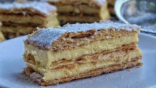 How to make the Best Mille Feuille  Jim Michailidis [upl. by Uoliram978]