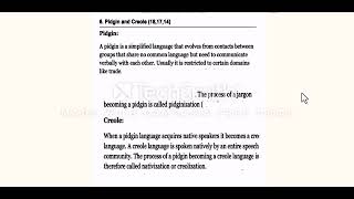 Pidgin And Creole  Differences Between pidgin and creole [upl. by Fanechka]