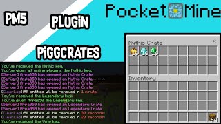 Plugin PiggyCrates PocketmineMp PM5  Free download [upl. by Sullecram]