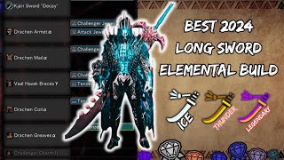 MHW 2024 Best Elemental Long Sword Build With Jewel Decorations [upl. by Garvy]