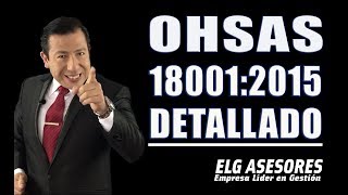 🔴SEGURIDAD Y SALUD OCUPACIONAL OHSAS 18001 LEY 29783🔴 Interpretación por Bertrand Reto ELG ASESORES [upl. by Isadora]