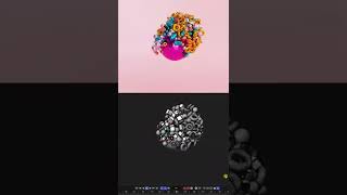 Working Vs Final Render  Cinema 4D Vs Blender [upl. by Schatz]