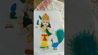 krisnajipratima newsong punjabisong song artandcraft diycrafts videos shorts [upl. by Horatius]