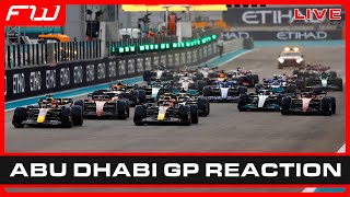 Abu Dhabi Grand Prix Race Reaction [upl. by Leonelle415]