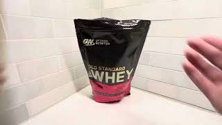 Optimum Nutrition Gold Standard 100 Whey Protein Powder Review [upl. by Nylirrehs]