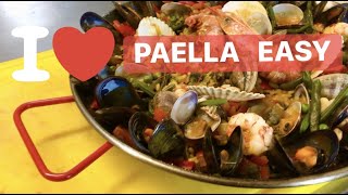 PAELLA DI PESCE con verdure  EASY MA TOP In cucina con lo chef Paul Kler [upl. by Margi]