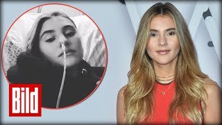 GNTM  Stefanie Giesinger mit Kotztüte im Krankenhaus [upl. by Treble]