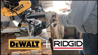 DeWalt Mitre Saw to Ridgid Vacuum [upl. by Eeroc331]