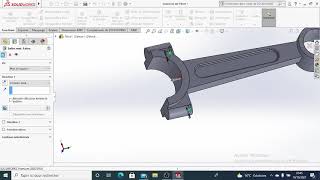 la bielle comment réalise une figure 3d sur solidworks pour débutant [upl. by Ennairak760]