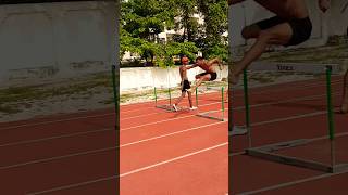 Hurdle drills 🏃🤯😱👆 technique 🦘hurdle trendingshorts motivation olampic athletics hardwork [upl. by Chane]