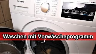 Vorwäsche richtig einstellen – Wie viel Waschmittel  Waschpulver richtig dosieren – Dosierung [upl. by Ailehc391]