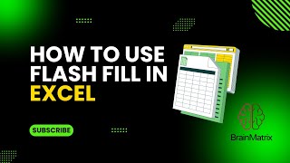 How to Use Flash Fill in MS Excel [upl. by Fini]