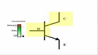 Funcionament bàsic dun transistor [upl. by Eninnej]