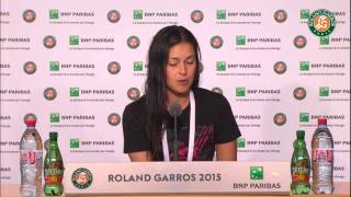 Press conference Ana Ivanovic 2015 French Open  Quarterfinals [upl. by Romelda169]