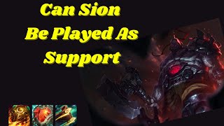 Can Sion Support  Can It Support [upl. by Phillipe]