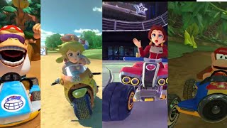 Winning and losing animations on KartQuad and bike with new wave 6 characters [upl. by Bast934]