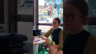 Interview to germany 🇩🇪 girl felling first time travel in Thailand 🇹🇭 travel travshortvideo [upl. by Rego230]