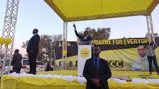 Chamisa Arrival And Full Speech At Domboshawa Cluster Rally SUBSCRIBE [upl. by Suilmann955]