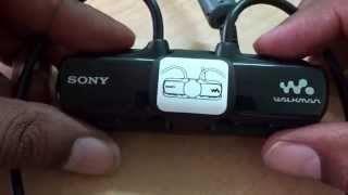 sony mp3 player NWZW273S review [upl. by Adikam]