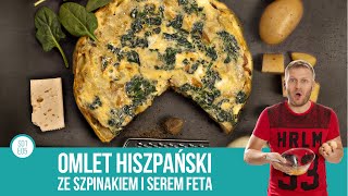 Omlet hiszpanski ze szpinakiem i serem feta [upl. by Webb]