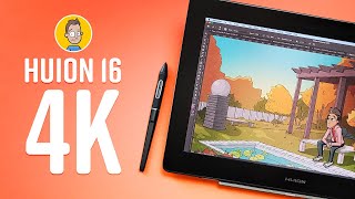 Huion Kamvas Pro 16 4k Review [upl. by Halullat]