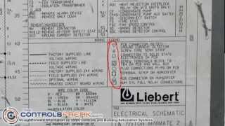 HVAC Controls Training  Liebert Mini Mate Controls Wiring Diagrams and Schematics  Part 1 of 2 [upl. by Eittik334]