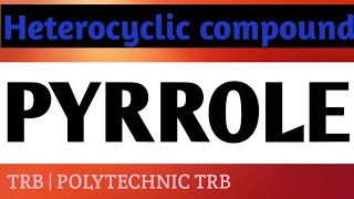 Pyrrole  synthesis  tamil  SANTHOSHCHEMISTRY [upl. by Layney]