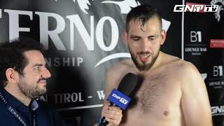 Post Fight Interview Winner INNFERNO 4  Mensur Alic [upl. by Garlinda]