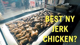 BEST JERK CHICKEN IN NYC [upl. by Ahsikram944]