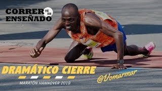 INCREÍBLE CIERRE DRAMÁTICO EN EL MARATÓN DE HANNOVER 2018 MOTIVACIÓN PARA CORREDORES [upl. by Zarger]