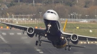 Crosswind difficulties  Worst conditions in history [upl. by Nonnahsal]