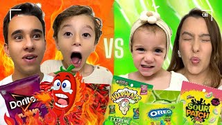 ÁCIDO vs PICANTE en 24 HoRaS🍋‍🟩🌶️🔥🥵🤢 [upl. by Alyson]