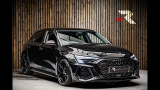 Audi RS3 25 TFSI Carbon Black Sportback S Tronic quattro Euro 6 ss 5dr [upl. by Thorbert]