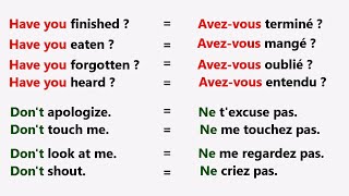 Phrases simples pour apprendre langlais facilement ✪✪easy sentences to learn french 🌿 [upl. by Htebazila]