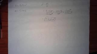 Converting Densities  lbin3 to gcm3 105 [upl. by Riay]