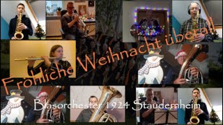 Fröhliche Weihnacht überall  Arr Siegfried Rundel [upl. by Idnam121]