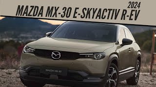 2024 Mazda MX30 e Skyactiv REV plugin hybrid uenveiled  AUTOBICS [upl. by Etnahsa391]