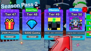 New SEASON PASS 2 In Toilet Tower Defense😍 EP 68 PART 2 [upl. by Canotas]