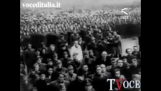 Ultimo discorso pubblico del Duce Benito Mussolini al Teatro Lirico di Milano 16 dicembre 1944 [upl. by Halilad]