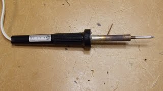 How to Tin a Soldering Iron Tip or Retin an Old Soldering Iron Tip [upl. by Jany]