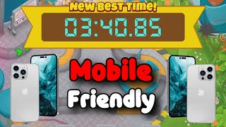 BTD6 Race Tutorial 📱 Minimum Monkey Knowledge 📱 Rushing Through The Lab [upl. by Yddub]