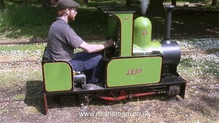 MINIATURE LOCOMOTIVES RUNNING AT THORNES PARK IN WAKEFIELD UK  MAY 2018 [upl. by Camellia]